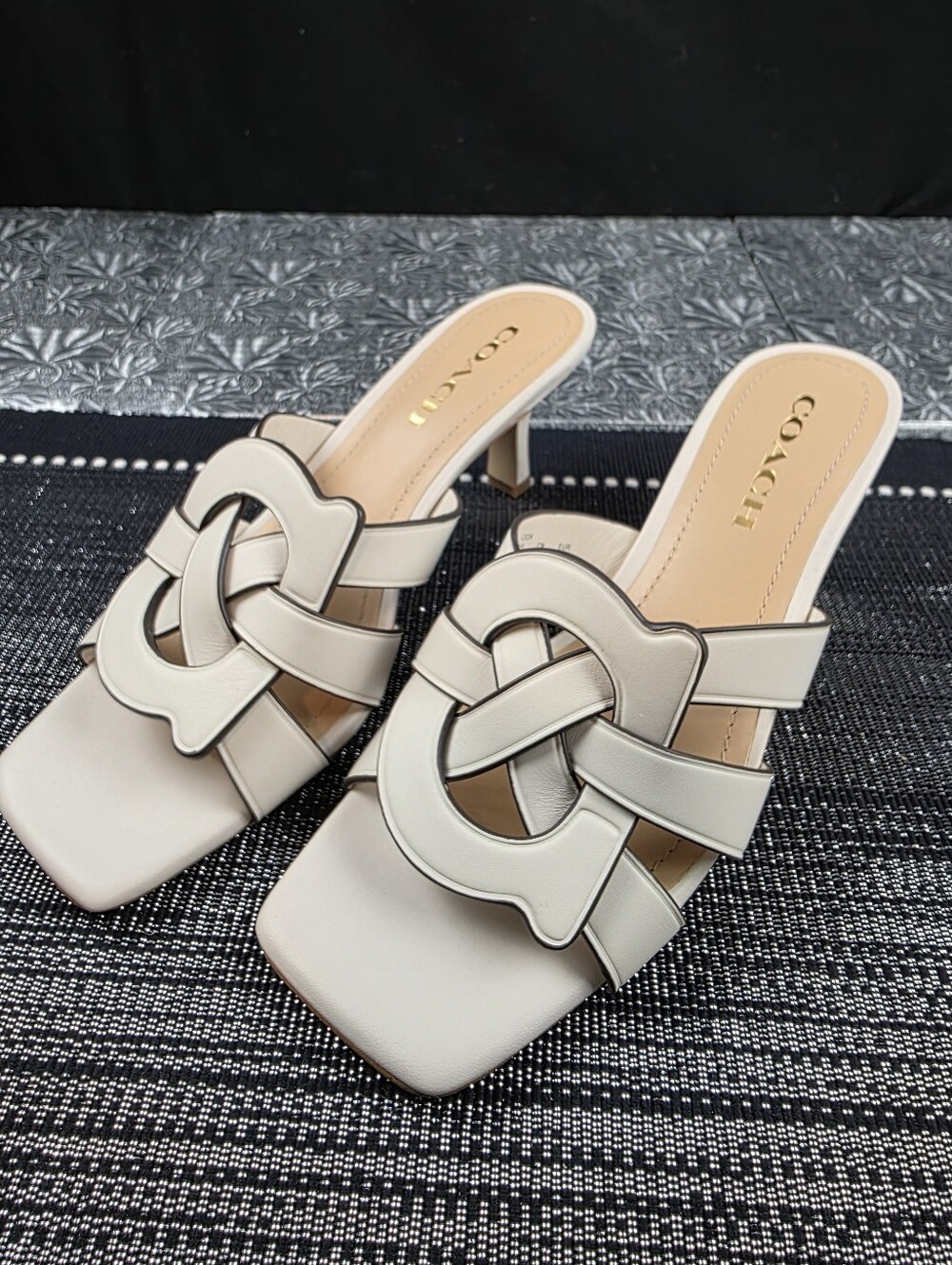 Coach Tillie Leather Sandals